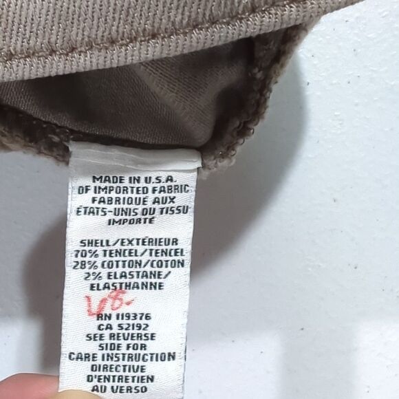 Helmut Lang Womens Jeans Beige Ankle Zipper Skinny Jeans Size 31 - Picture 10 of 14